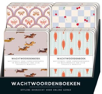 Display wachtwoordenboeken 4 x 4 ex.