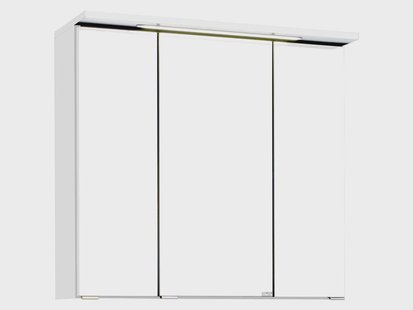 HELD Badkamer spiegelkast Bologna 3D (LED-inbouwlamp, Wit, 70 cm)
