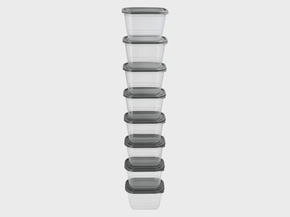 SILVERCREST Vershoudbakjes (8 x 1,0 liter)