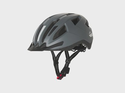 CRIVIT Fietshelm met achterlicht (Grijs, S/M)