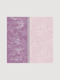 Jacquard servetten Glycines Parme, 4-delig