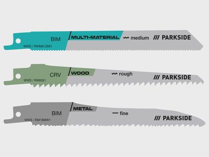 PARKSIDE Reciprozaagbladset (Universeel 3 stuks)