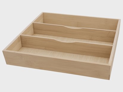 SILVERCREST Bamboe bestekbak, groot (32x31)