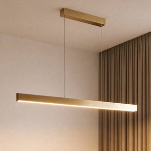 Lucande LED hanglamp Mylosh, goud, 150 cm, CCT, dimbaar