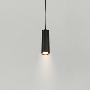 Briloner Hanglamp Ida, zwart, 1-lamp, Ø 10 cm, GU10