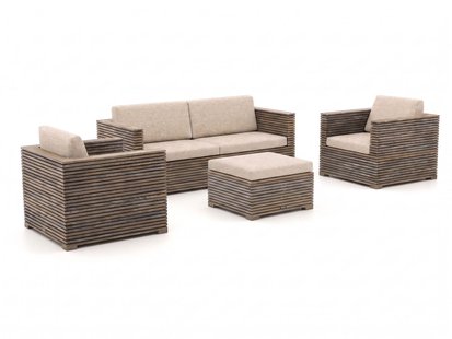 + 15% kassakorting | ROUGH-C stoel-bank loungeset 4-delig - Laagste prijsgarantie!