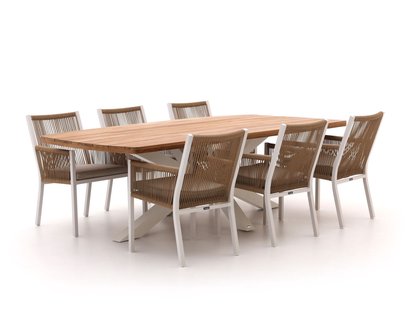 + 15% kassakorting | Manifesto Rivola/Induno Deens ovaal 240cm dining tuinset 7-delig - Laagste prijsgarantie!