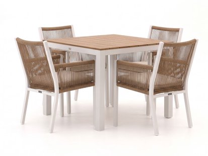 + 15% kassakorting | Manifesto Rivola/Fidenza 90cm dining tuinset 5-delig - Laagste prijsgarantie!