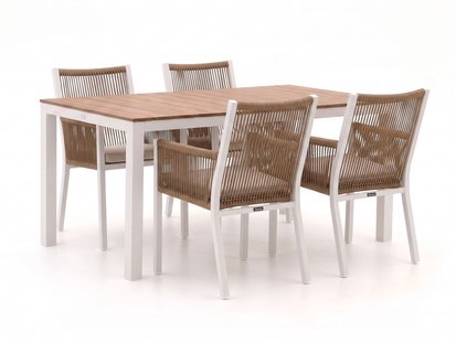 + 15% kassakorting | Manifesto Rivola/Fidenza 160cm dining tuinset 5-delig - Laagste prijsgarantie!