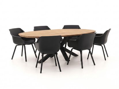 + 15% kassakorting | Hartman Sophie Element/Stephanie 240cm dining tuinset 7-delig - Laagste prijsgarantie!