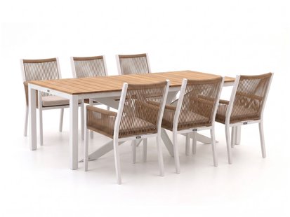 + 15% kassakorting | Manifesto Rivola/Furato 220cm dining tuinset 7-delig - Laagste prijsgarantie!
