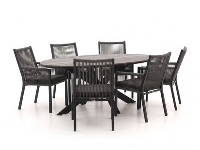 + 15% kassakorting | Manifesto Rivola/Fidenza ovaal 180cm dining tuinset 7-delig - Laagste prijsgarantie!
