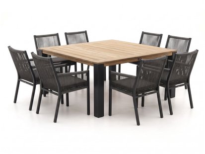+ 15% kassakorting | Manifesto Rivola/ROUGH-X 170cm dining tuinset 9-delig - Laagste prijsgarantie!