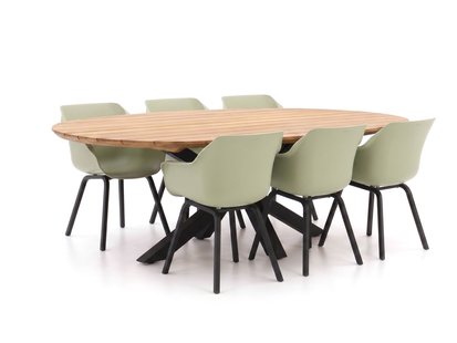 + 15% kassakorting | Hartman Sophie Studio/Stephanie 240cm dining tuinset 7-delig - Laagste prijsgarantie!