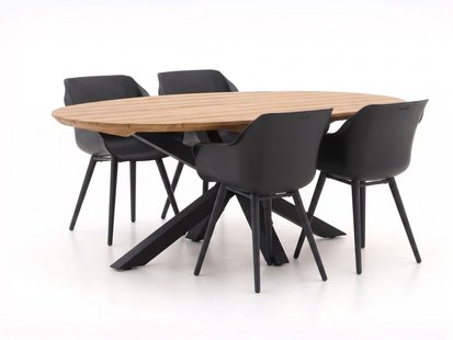 + 15% kassakorting | Hartman Sophie Studio/Stephanie 200cm dining tuinset 5-delig - Laagste prijsgarantie!