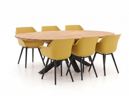 + 15% kassakorting | Hartman Sophie Studio/Stephanie 240cm dining tuinset 7-delig - Laagste prijsgarantie!