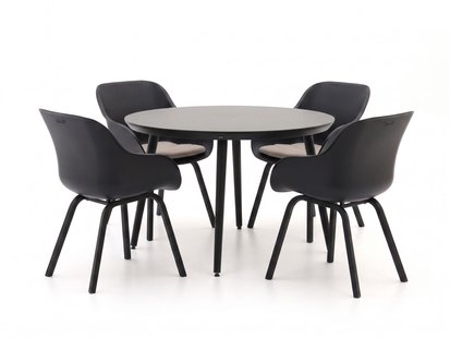 + 15% kassakorting | Hartman Le Soleil Element/Sophie Studio ø128cm dining tuinset 5-delig - Laagste prijsgarantie!