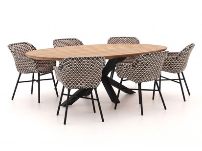 + 15% kassakorting | Hartman Delphine/Stephanie 240cm dining tuinset 7-delig - Laagste prijsgarantie!