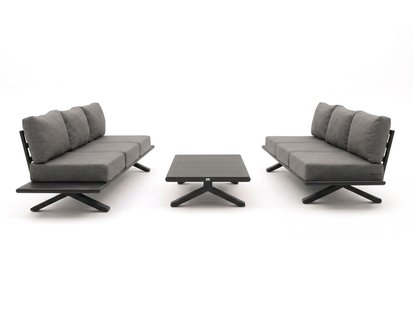 + 15% kassakorting | Bellagio La Tomba bank lounge set 3-delig 6-zits - Laagste prijsgarantie!