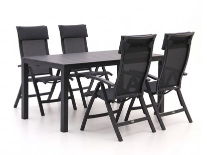 + 15% kassakorting | Bellagio Lugo/Menzano 160cm dining tuinset 5-delig - Laagste prijsgarantie!