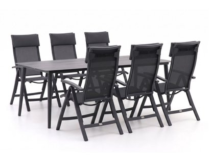 + 15% kassakorting | Bellagio Lugo/Sora 220cm dining tuinset 7-delig - Laagste prijsgarantie!