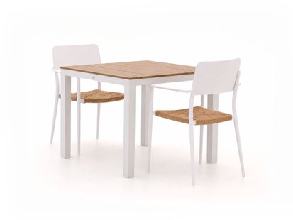 + 15% kassakorting | Bellagio Cino/Fidenza 90cm dining tuinset 3-delig stapelbaar - Laagste prijsgarantie!