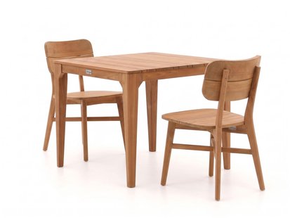 + 15% kassakorting | Bellagio Omodeo/Bruca 90cm dining tuinset 3-delig - Laagste prijsgarantie!