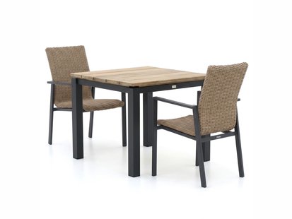 + 15% kassakorting | Manifesto Villongo/Lagundo 90cm dining tuinset 3-delig stapelbaar - Laagste prijsgarantie!