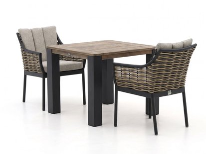 + 15% kassakorting | Apple Bee Milou/ROUGH-X 100cm dining tuinset 3-delig - Laagste prijsgarantie!