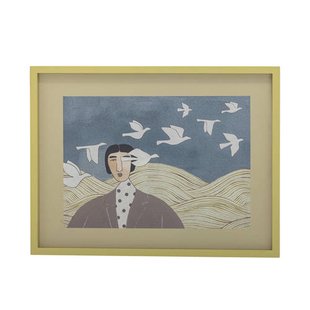 Bloomingville schilderij Flyvielle (62x47 cm)