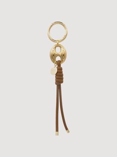 Leren sleutelhanger Mercedes
