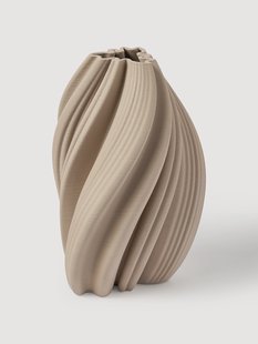 3D-geprinte porseleinen vaas Melody, H 29 cm