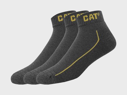 CATERPILLAR 3 paar werksokken (Antraciet, 39-42)