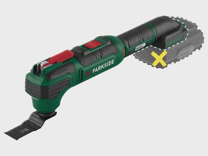 PARKSIDE Accu-multitool 20 V zonder accu en lader