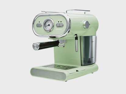 SILVERCREST Piston koffiemachine met stoompijpje, 15 bar, mint