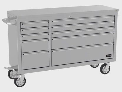 GÜDE Gereedschapswagen GW 10 INOX - RVS - 10 lades