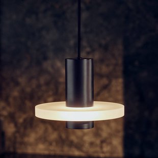 Flake hanglamp, matzwart, Ø 19 cm, stekker - FRANDSEN - Keuken - Designer - Kunststof - 1 lamp