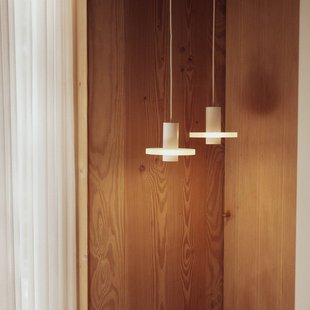 Flake hanglamp, matwit, Ø 19 cm, stekker - FRANDSEN - Keuken - Designer - Kunststof - 1 lamp