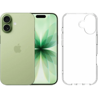Apple iPhone 17 256GB Groen + BlueBuilt Protective Back Cover Transparant