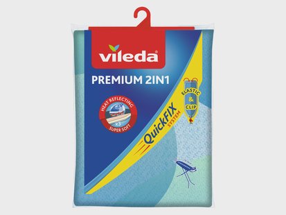 VILEDA Strijkplankhoes Premium 2-in-1