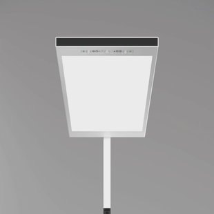 Waldmann LED vloerlamp Lavigo.single LTX, wit, CCT, smart, sensor