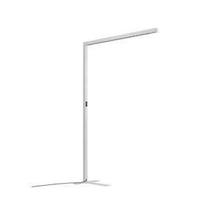 Waldmann LED vloerlamp Straight.single, zilver, 4000K, sensor, 205 cm