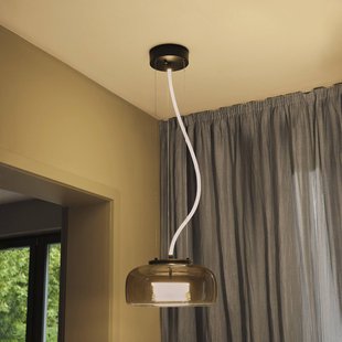 OSRAM LED hanglamp DECOR GLOW grijs/zwart Ø 38 cm up/down