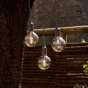 OSRAM lichtketting ENDURA DECOR, grijs, 7 m, 3-lamps, IP44
