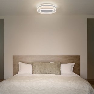 OSRAM LED plafondventilator GRILL, Ø 50 cm, wit, met afstandsbediening