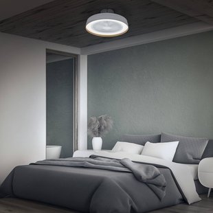 OSRAM LED plafondventilator ENCAPSULATE, Ø 48 cm, wit, CCT