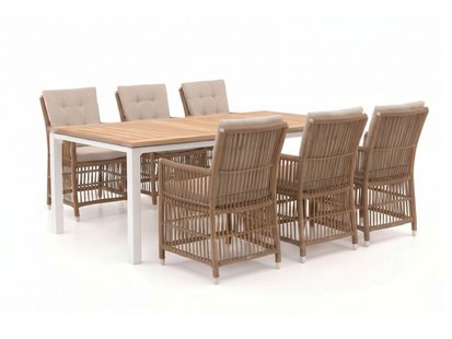 + 15% kassakorting | Manifesto Ortello/Linosa 240cm dining tuinset 7-delig - Laagste prijsgarantie!