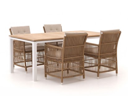 + 15% kassakorting | Manifesto Ortello/Linosa 180cm dining tuinset 5-delig - Laagste prijsgarantie!