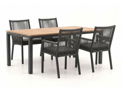 + 15% kassakorting | Manifesto Rivola/Linosa 180cm dining tuinset 5-delig - Laagste prijsgarantie!