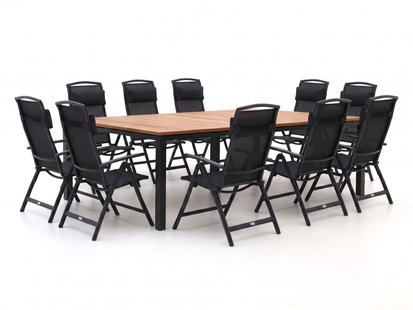 + 15% kassakorting | Forza Capri/Linosa 240x160cm dining tuinset 11-delig verstelbaar - Laagste prijsgarantie!